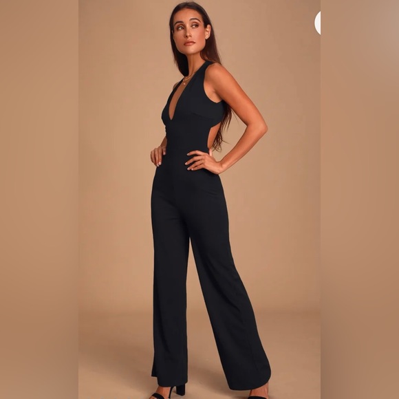 Lulus Black Jumpsuit - XS - NWT - Picture 3 of 5